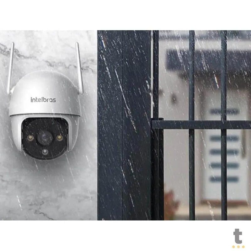 Câmera de Segurança Externa Wi-Fi Intelbras IM7S Full Color 1080p Angulo 360º C/ Microfone Embutido Branca  - 4590016