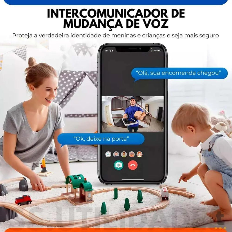 Campainha Inteligente com Camera Sem Fio It-Blue - SD-410D