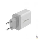 Carregador De Parede GShield Triplo USB Turbo 18W Branco S/ Cabo - GNL3Y2K72-IP