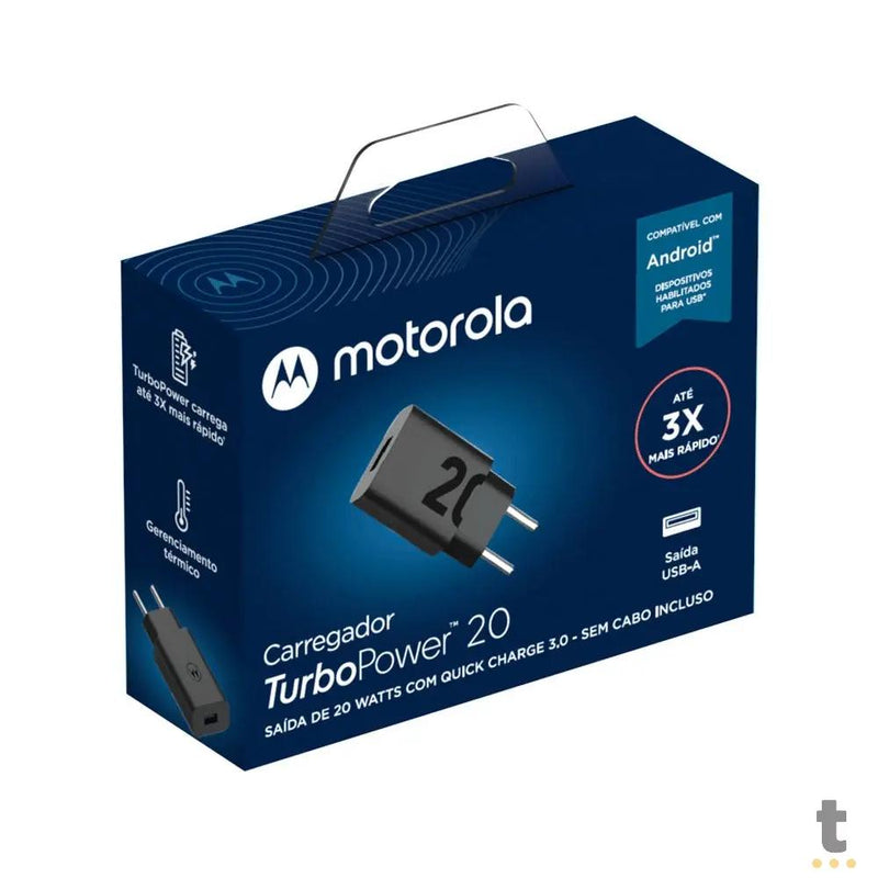Carregador De Parede Motorola Turbo Power 20W - Sem Cabo