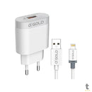 Carregador De Parede aGold Pro Usb Lightning (Iphone) Turbo 30W 6.1A - CA39-2 / IOS