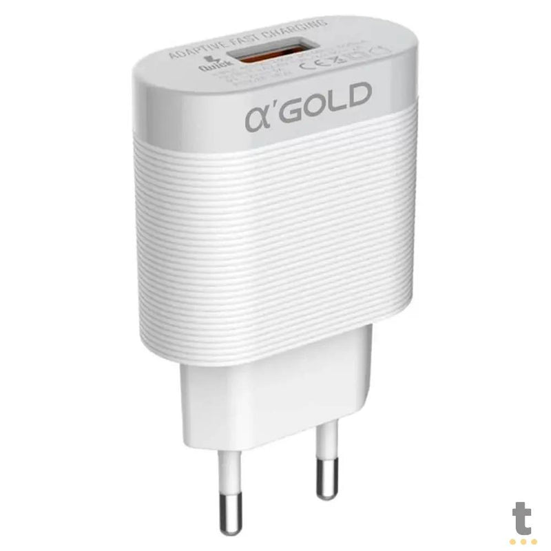 Carregador De Parede aGold Pro Usb Lightning (Iphone) Turbo 30W 6.1A - CA39-2 / IOS