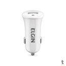 Carregador Veicular 12v Usb 5v 1A Elgin Branco - 27598