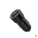 Carregador Veicular Turbo Armor USB / USB Tipo C GShield Preto Quick Charge 3.0 - GS-6930