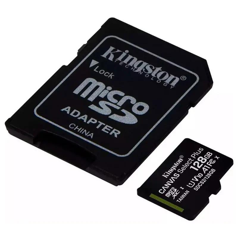 Cartão De Memória 128gb  Micro Sd Card Kingston Cl 10 - SDCS2/128GB