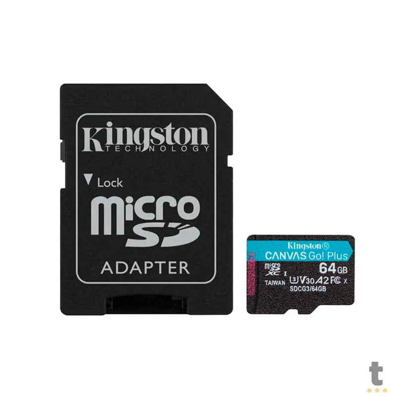 Cartão de Memória MicroSD 64GB Canvas Go Plus UHS-I SDCG3/64Gb