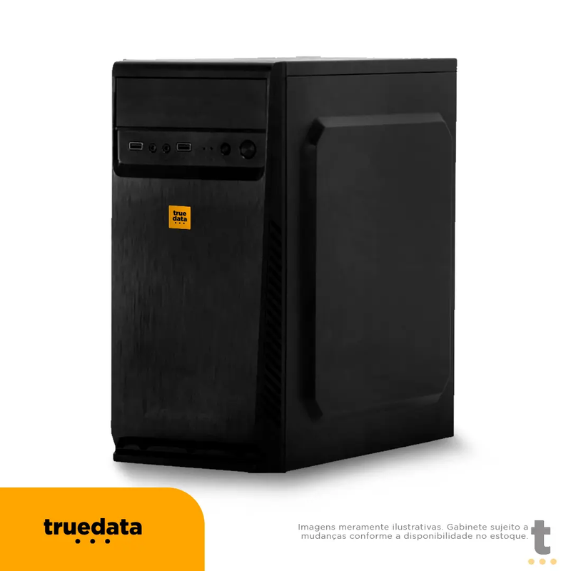 Computador Desktop Truedata Intel Core I5-2400 2.5ghz 4gb Ssd 120gb
