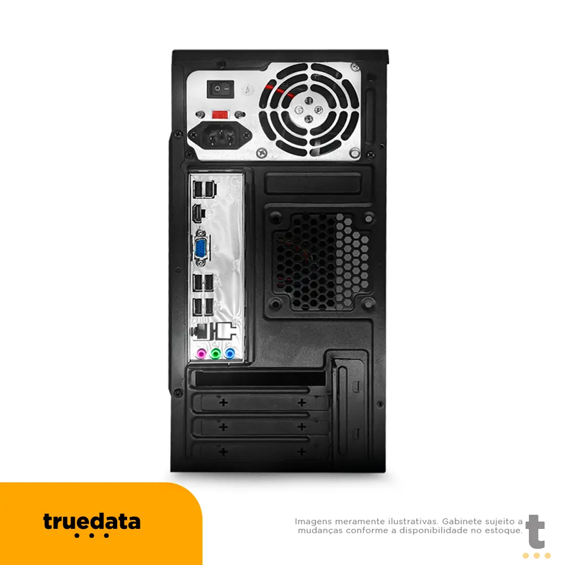 Computador Desktop Truedata Intel Core I5-2400 2.5ghz 4gb Ssd 120gb