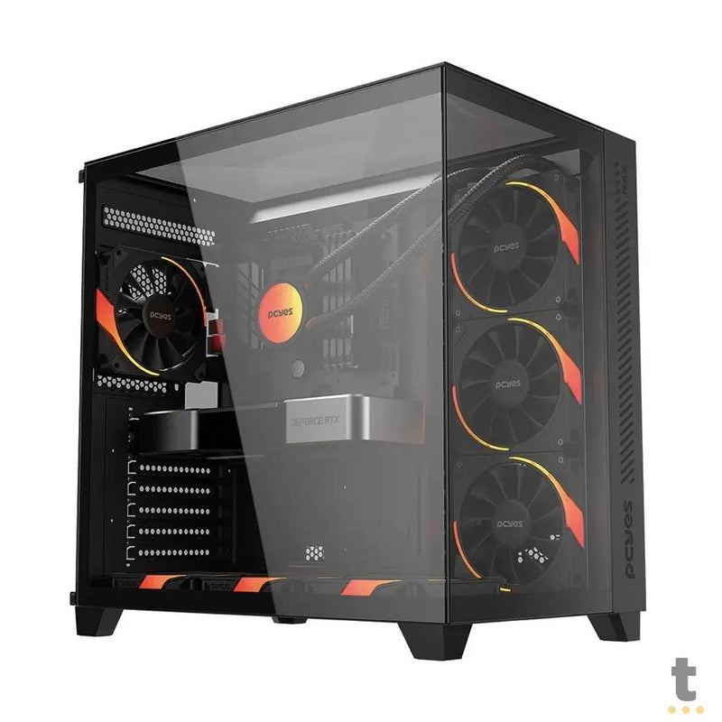 Computador Gamer Truedata Intel Core i7-12700f 2.1Ghz 16gb Ddr4 Ssd 480gb Nvme Pl Video RTX4060 8Gb Fonte 550w