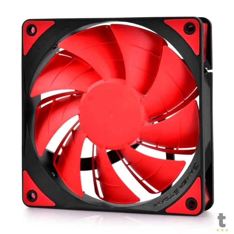 Cooler Fan para Gabinete Deepcool Led 120x25mm Red - TF120