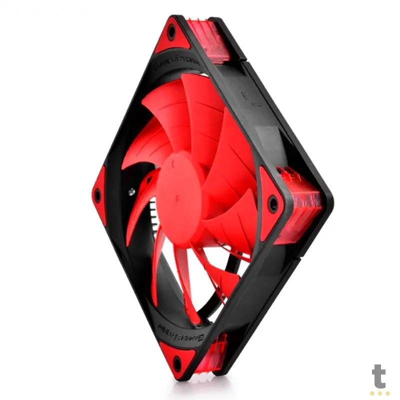 Cooler Fan para Gabinete Deepcool Led 120x25mm Red - TF120