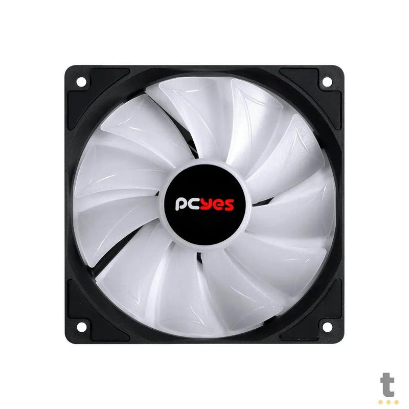 Cooler Fan para Gabinete PCYes Nix 2 ARGB 120mm 03 Pinos - FGNIX2