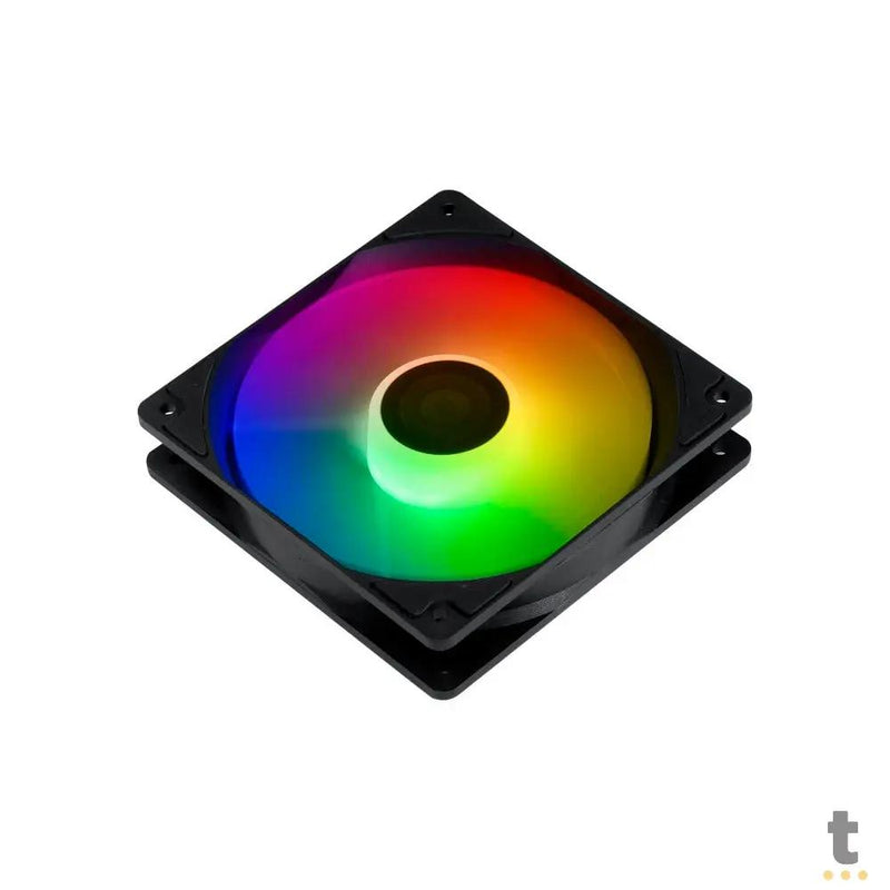 Cooler Fan para Gabinete PCYes Nix 2 ARGB 120mm 03 Pinos - FGNIX2