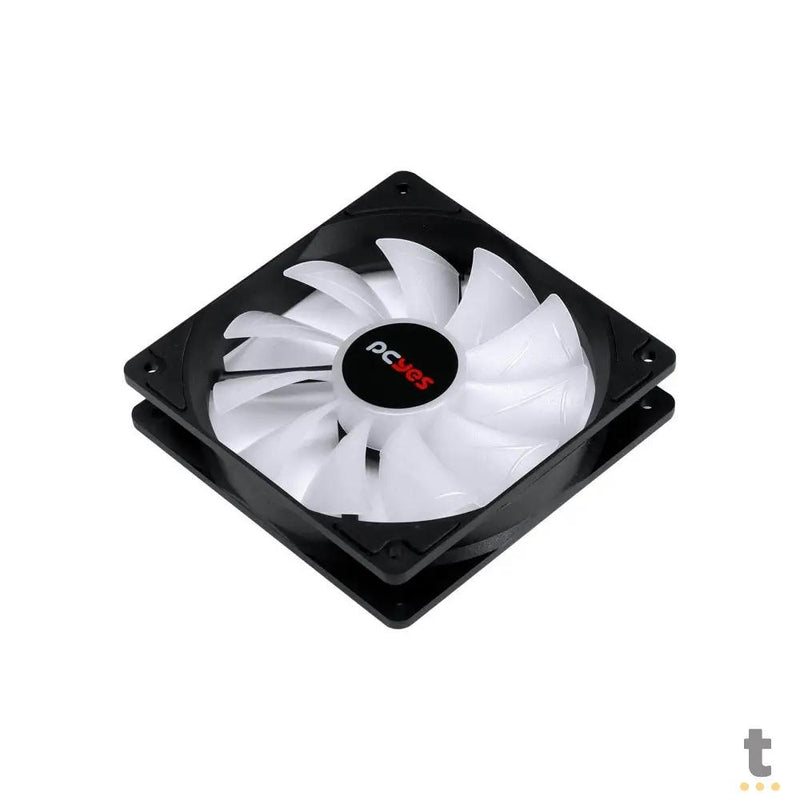 Cooler Fan para Gabinete PCYes Nix 2 ARGB 120mm 03 Pinos - FGNIX2