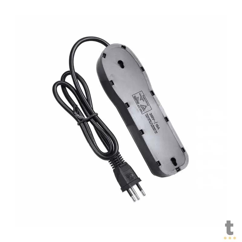 Filtro De Linha 3 Tomadas Vinik Bivolt 0,80cm Preto - 36215