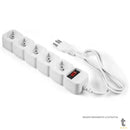 Filtro De Linha 5 Tomadas Intelbras Bivolt Chave 1,0 mt Epe 205 BR Branco - 4824200