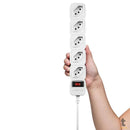 Filtro De Linha 5 Tomadas Intelbras Bivolt Chave 1,0 mt Epe 205 BR Branco - 4824200