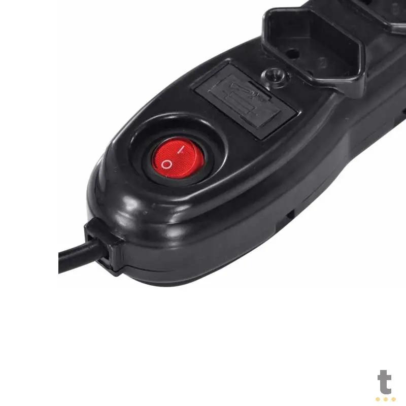 Filtro De Linha 5 Tomadas Vinik Bivolt 0,75m FL5T - 25391