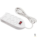 Filtro De Linha 8 Tomadas Intelbras Bivolt Chave 1.5 Mt Epe1008+ Branco - 4824003