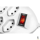 Filtro De Linha 8 Tomadas Knup 1.5Mt C/ Interruptor Branco - SL7508