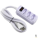 Filtro de Linha 3 Tomadas 20A 1.5mts Force Line Branco