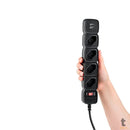 Filtro de Linha 4 Tomadas Intelbras C/ 2 Usb Preto EPE 204 - 4824205