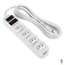 Filtro de Linha 4 Tomadas Onistek 3M - SL7634