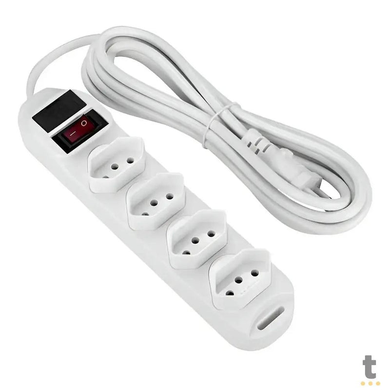 Filtro de Linha 4 Tomadas Onistek 3M - SL7634