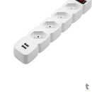 Filtro de Linha Protetor Eletronico 4 Tomadas Intelbras C/ 2 Usb Branco EPE 204 - 4824204