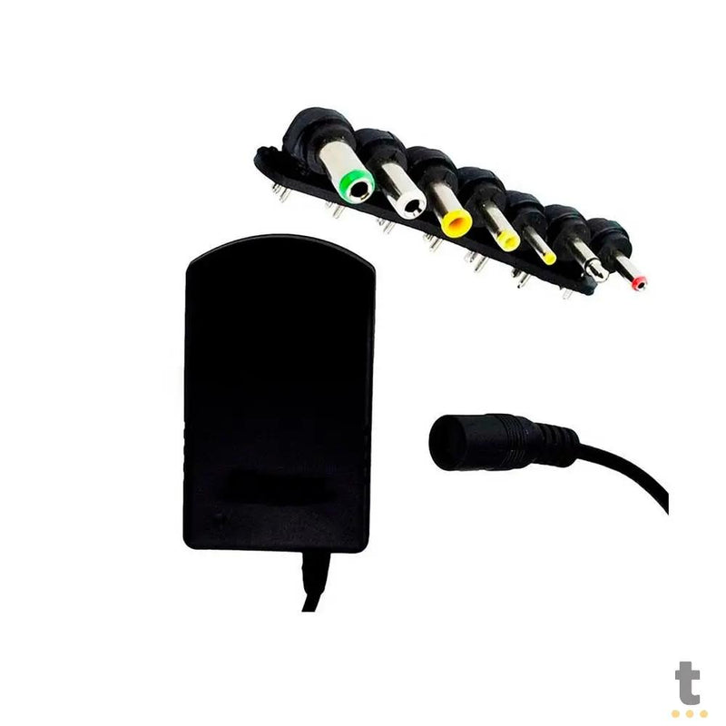 Fonte de Alimentação Regulada Universal 30w 6 Plugues Bivolt