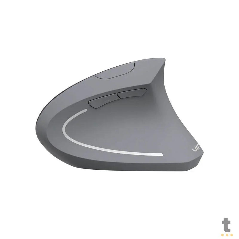 Mouse Ergonomico Sem Fio Recarregavel Vinik Power Fit Pm300 Vertical USB Cinza - CP265457