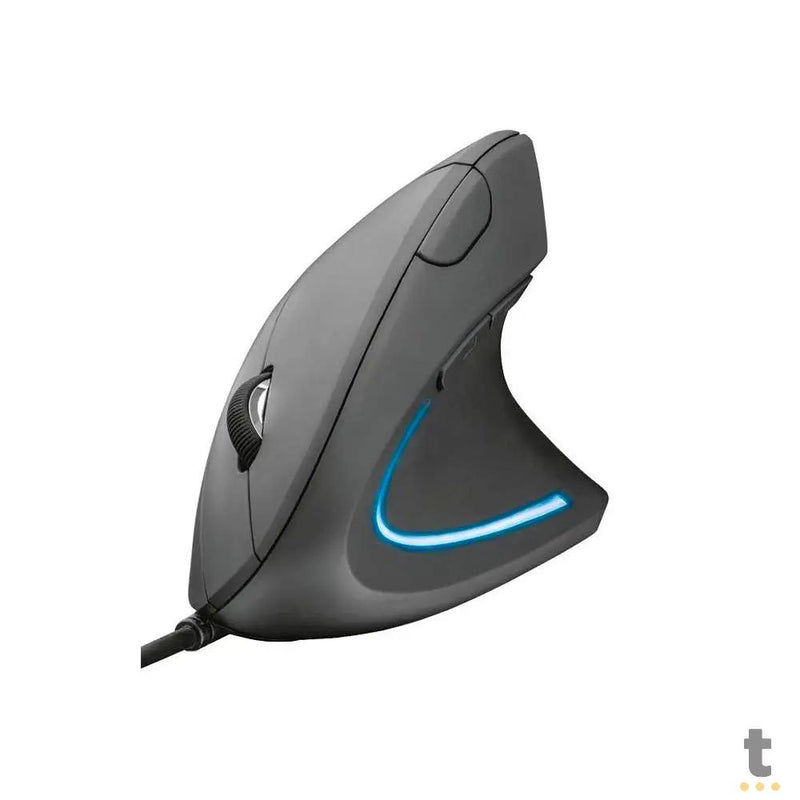 Mouse Ergonomico Usb Trust Verto Vertical 4200dpi Preto Led Azul - 13825
