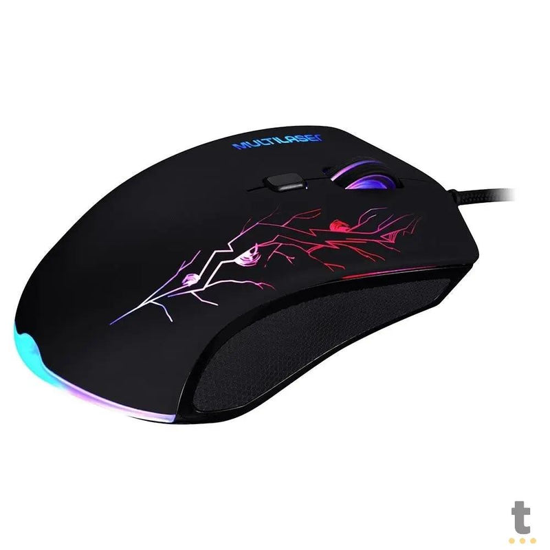 Mouse Gamer Multilaser 3200DPI 7 Cores LED - MO276
