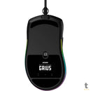 Mouse Gamer PCYes Gaius 6 Botoes 12400dpi RGB Preto - PMGGBV