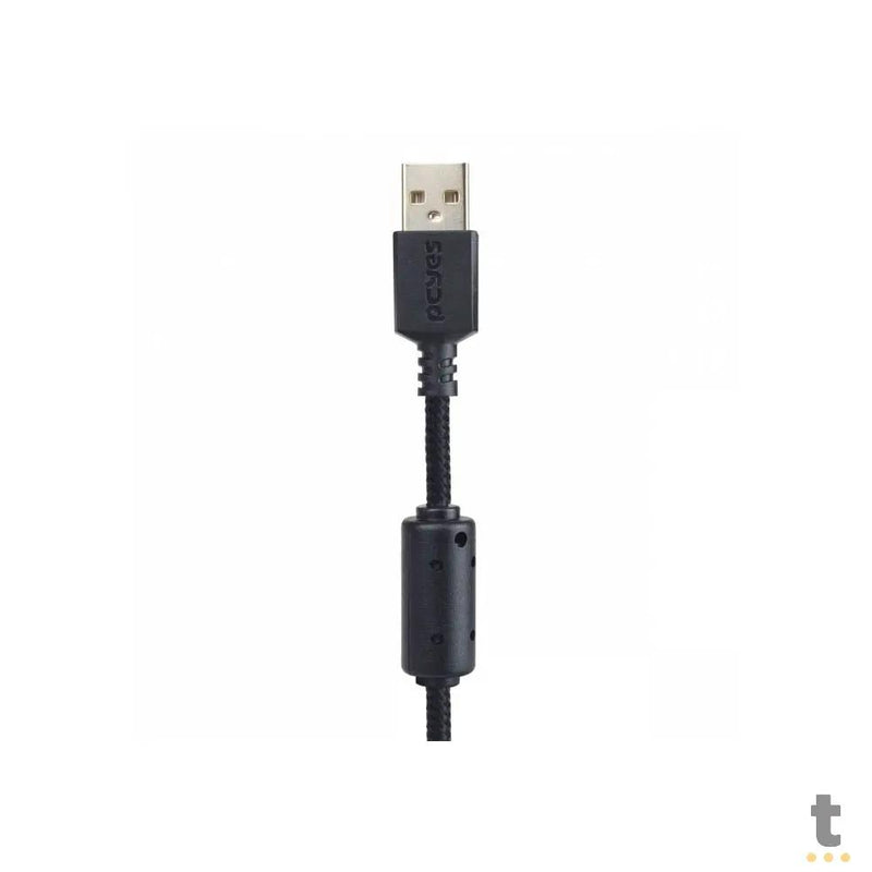 Mouse Gamer PCYes Zyron 7 Botoes 12800dpi RGB Preto - PMGZRGB