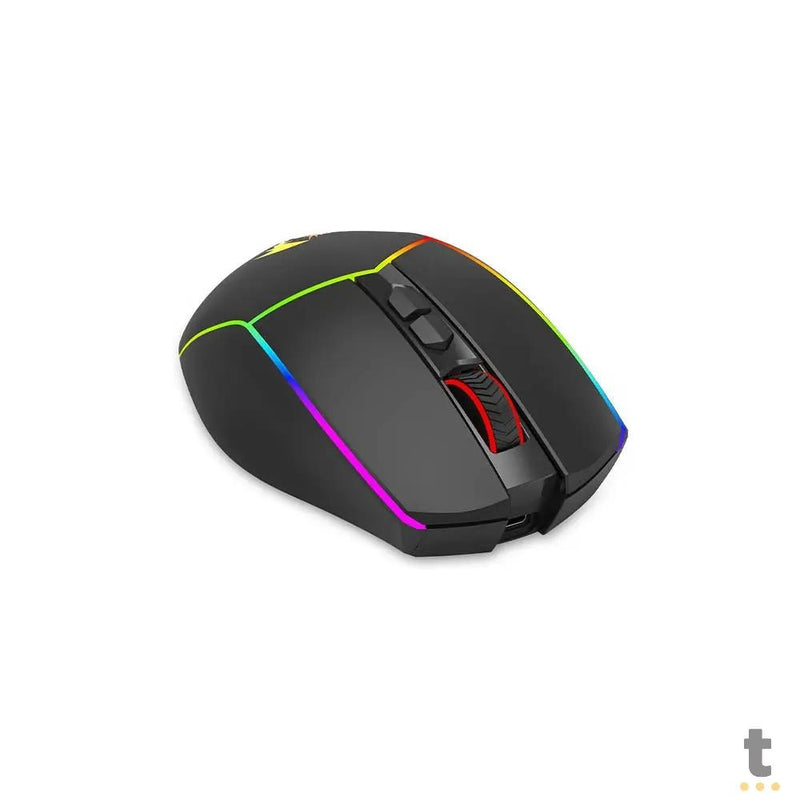 Mouse Gamer Redragon Axe Pro 8000dpi 7 Botões Preto RGB - M814RGB-PRO