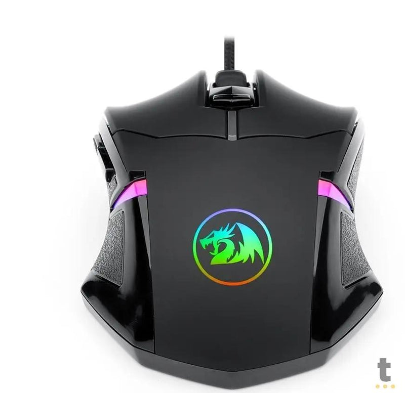 Mouse Gamer Redragon Centrophorus 2 Preto RGB - M601-RGB