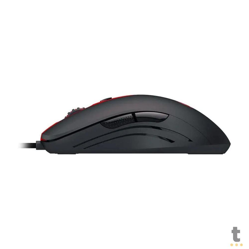 Mouse Gamer Redragon Cerberus 6 Botões 7200dpi Preto e Vermelho - M703