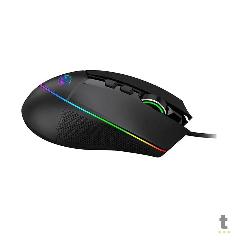 Mouse Gamer Redragon Emperor Chroma 12400dpi Preto RGB - M909-RGB