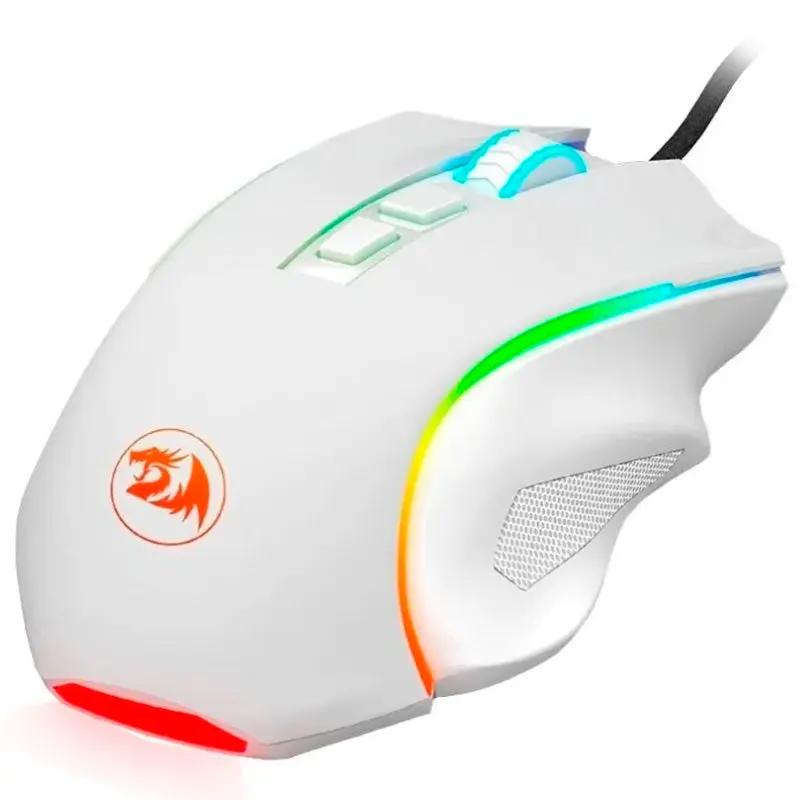 Mouse Gamer Redragon Griffin Branco RGB - M607W