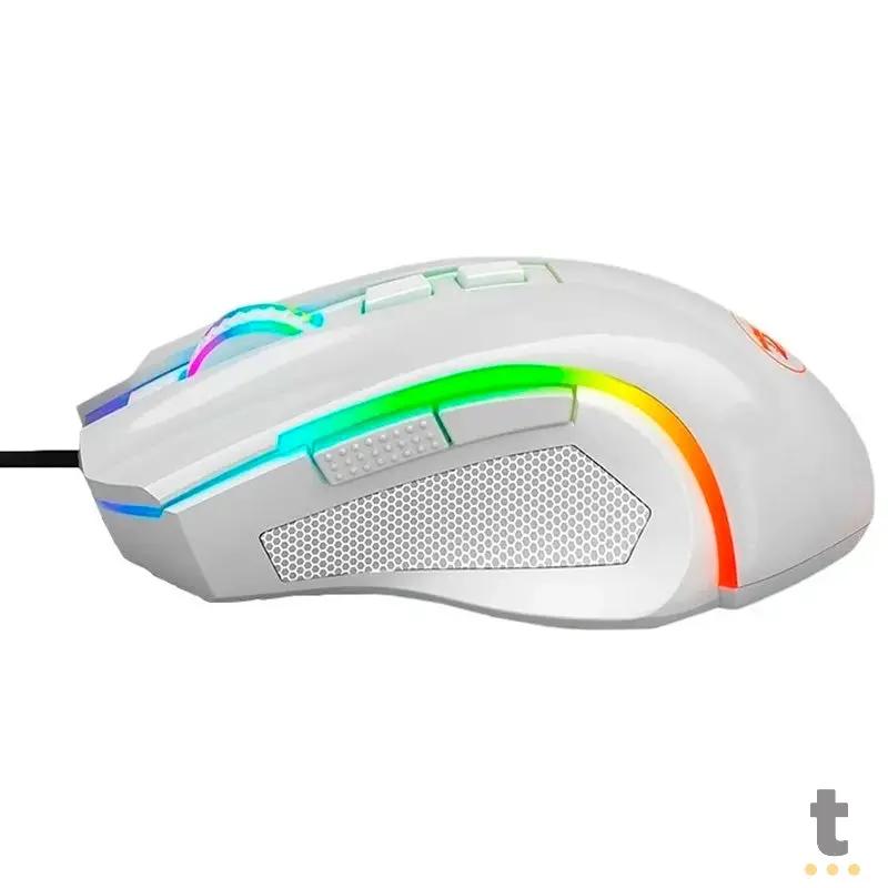 Mouse Gamer Redragon Griffin Branco RGB - M607W