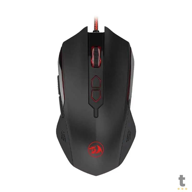 Mouse Gamer Redragon Inquisitor 2 6 Botoes 7200 Dpi Black / Red - M716A