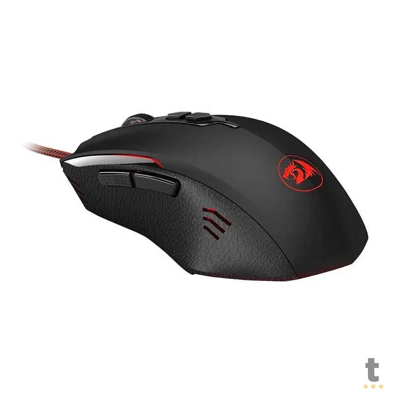 Mouse Gamer Redragon Inquisitor 2 6 Botoes 7200 Dpi Black / Red - M716A