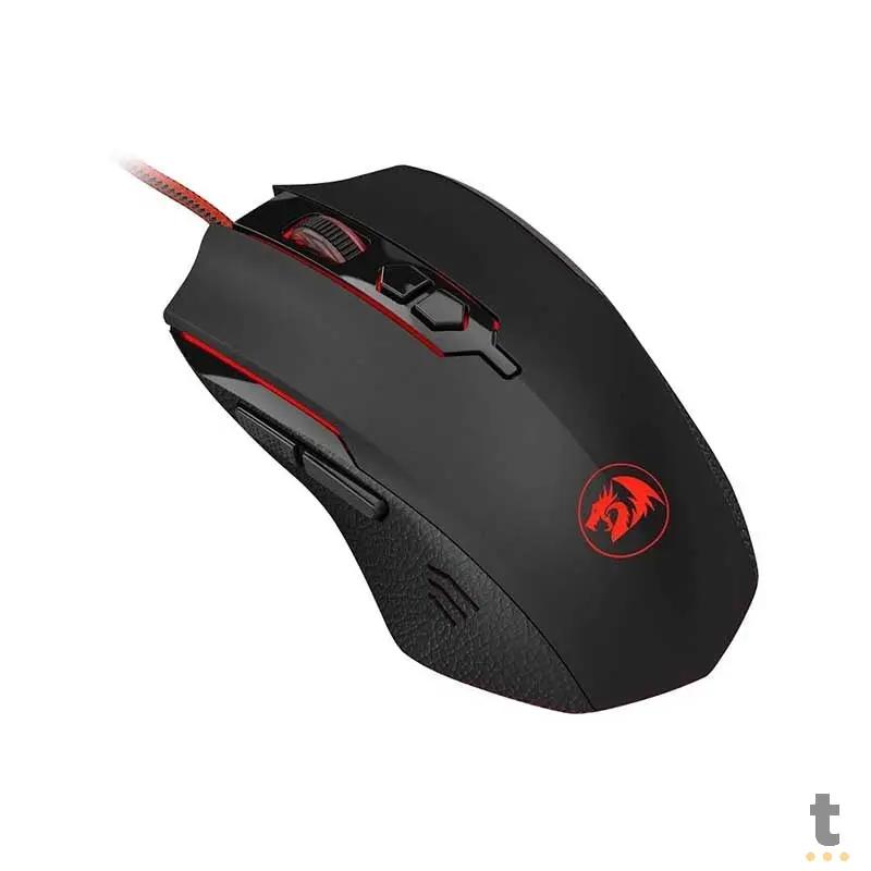Mouse Gamer Redragon Inquisitor 2 6 Botoes 7200 Dpi Black / Red - M716A