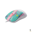 Mouse Gamer Redragon Luluca 7200dpi 5 Botões Branco C/ Estampa RGB - L703