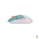 Mouse Gamer Redragon Luluca 7200dpi 5 Botões Branco C/ Estampa RGB - L703
