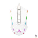 Mouse Gamer Redragon Memealion Lunar White RGB - M710W-RGB