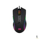 Mouse Gamer Redragon Plank 16000 dpi 9 Botões Preto RGB - M812-RGB