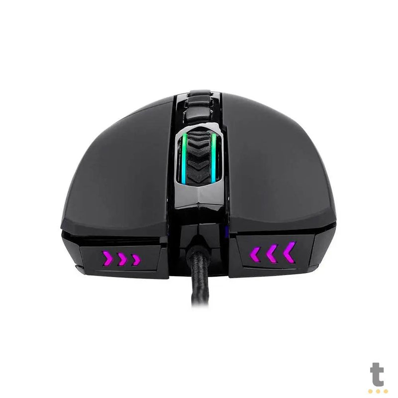Mouse Gamer Redragon Plank 16000 dpi 9 Botões Preto RGB - M812-RGB