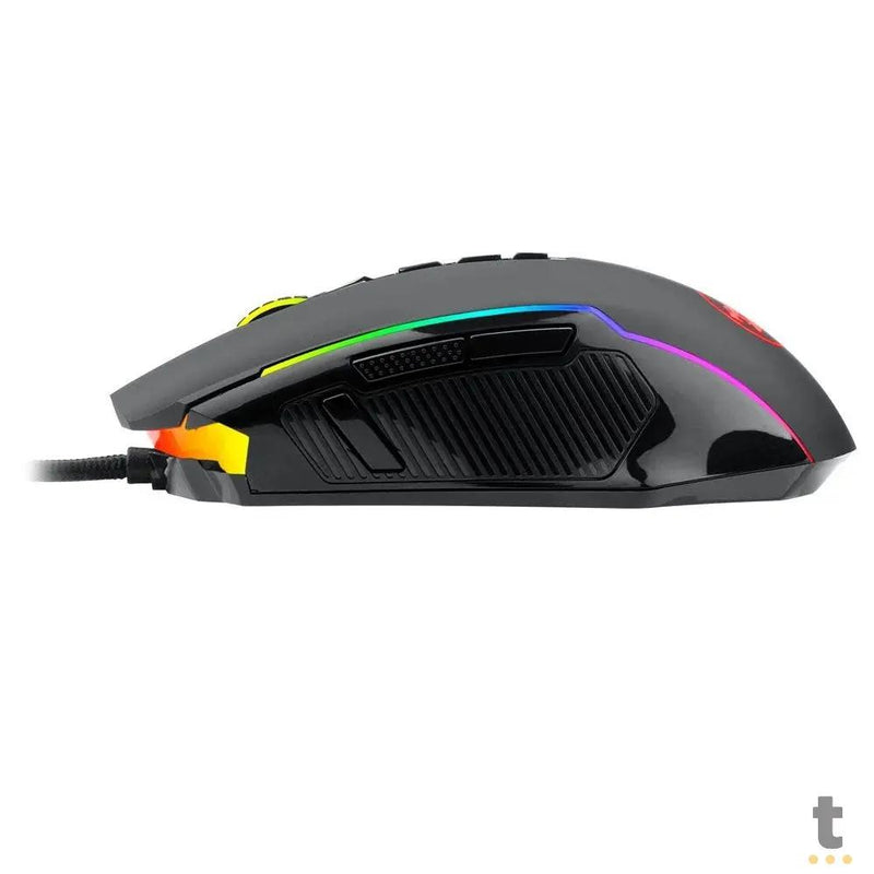 Mouse Gamer Redragon Ranger 9 Botões 12400dpi Preto RGB - M910-RGB